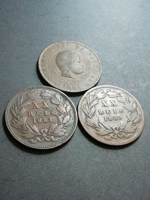 1883 / 1891 Portugal coin lot