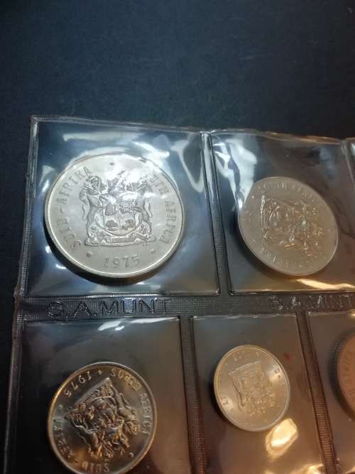 1975 RSA UNC coin set. Silver R1
