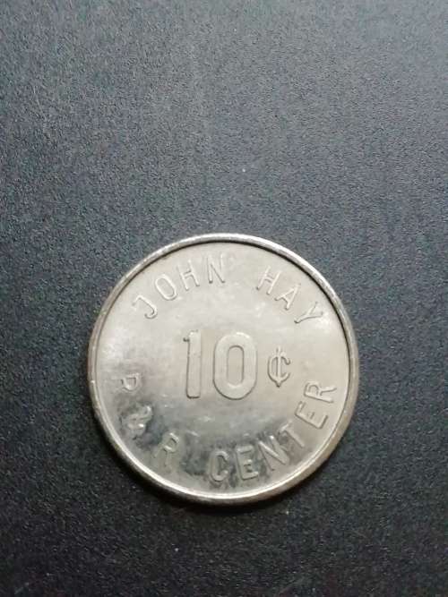 John Hay 10c token