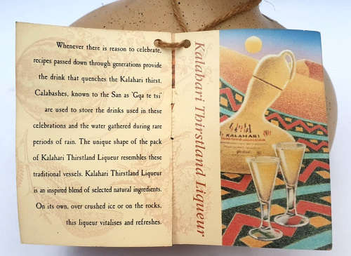 Rare 1990s Vintage Kalahari Thirstland Liqueur