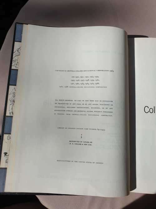 STUNNING SIGHT: COMPLETE 24 VOL SET OF 1969 COLLIERS ENCYCLOPEDIA