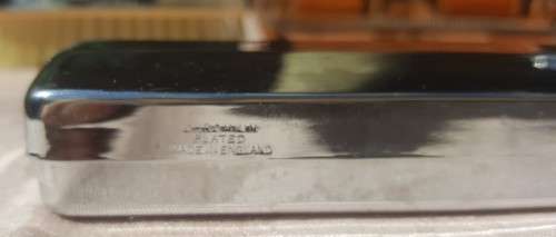 VINTAGE 1950S TWO-TIX CHROME MALE GROOMING KIT MADE IN ENGLAND