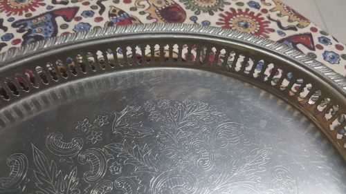 BEAUTIFUL VINTAGE ENGLISH SILVER PLATED COFFEE/TEA SET WITH TRAY