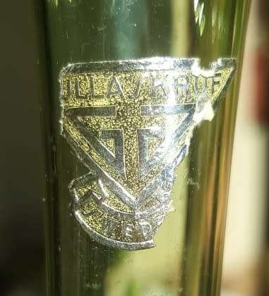 VERY RARE!! 1950S GULLASKRUF SWEDEN SMOKEY GREEN GLASS VASE