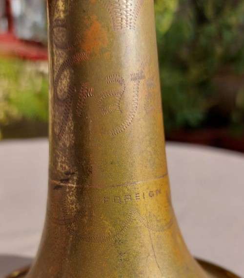 AWSOME VINTAGE (1960s) GRAFTON OF ENGLAND FOREIGN BRASS STANDARD TRUMPET