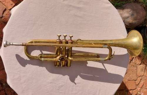 AWSOME VINTAGE (1960s) GRAFTON OF ENGLAND FOREIGN BRASS STANDARD TRUMPET