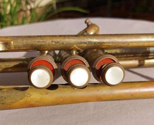 AWSOME VINTAGE (1960s) GRAFTON OF ENGLAND FOREIGN BRASS STANDARD TRUMPET
