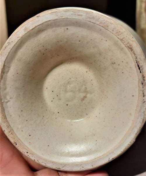 BEAUTIFULLY WHITE SPECKLED CERAMIC VASE MUG PITCHER WITH STYLISH HANDLE