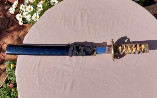 SAMURAI TANTO SWORD OR DAGGER WITH SCABBARD WELL MADE WITH 440 STAINLESS STEEL IN TAIWAN