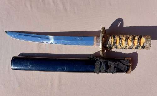 SAMURAI TANTO SWORD OR DAGGER WITH SCABBARD WELL MADE WITH 440 STAINLESS STEEL IN TAIWAN