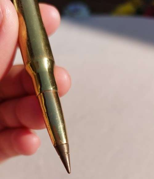 VINTAGE SOUTH AFRICAN R1 RIFLE BULLET PEN
