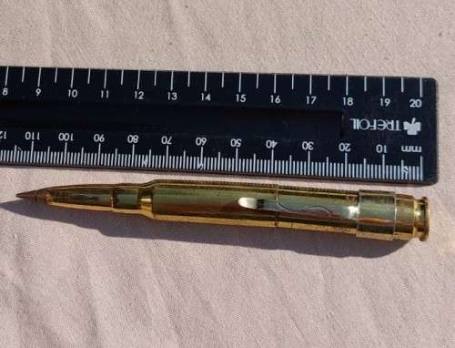 VINTAGE SOUTH AFRICAN R1 RIFLE BULLET PEN