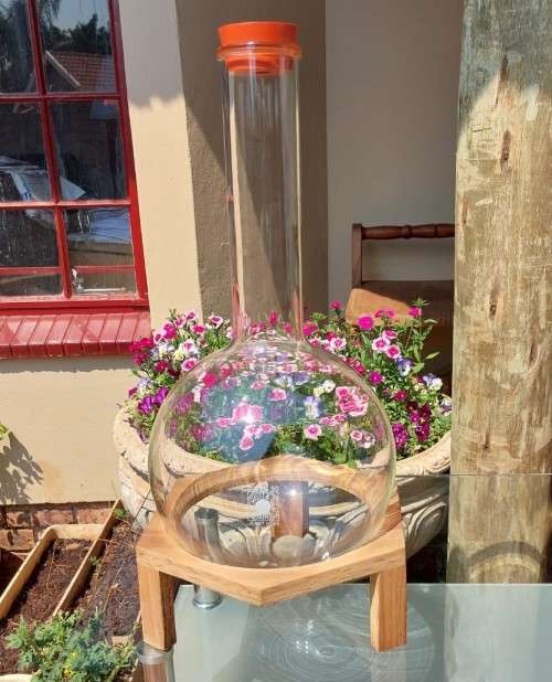 RARE GLASS FROM THE PAST! A DURAN 50 SCHOTT MAINZ 10L LABORATORY EVAPORATOR JENA CHEMISTRY GLASS