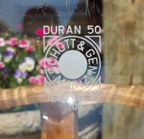 RARE GLASS FROM THE PAST! A DURAN 50 SCHOTT MAINZ 10L LABORATORY EVAPORATOR JENA CHEMISTRY GLASS