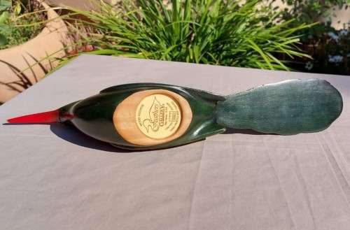 FEATHERS GALLERY KNYSNA LIMITED EDITION NO 1177 WOOD HOOPOE (MALE) OR KAKELAAR HAND CRAFTED
