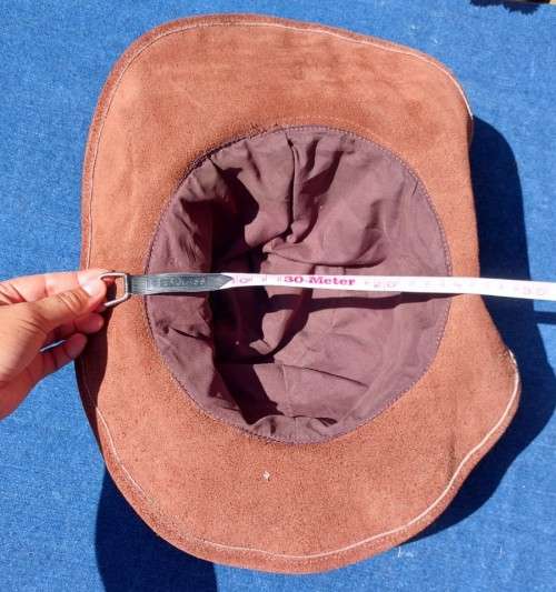 YOU CANNOT FIND THIS ANYMORE A LARGE IMPALA SKIN AND SUEDE HAT