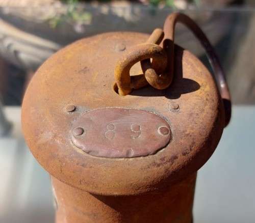OLD VICTOR KENT WOLF NO 1 MINERS SAFETY LAMP IN WORKING ORDER!