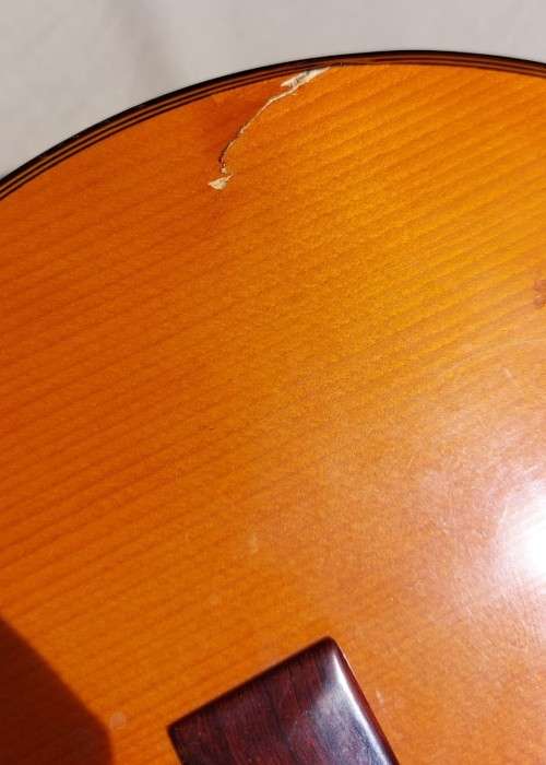 VINTAGE 1993 YAMAHA CG-120 A CLASSICAL GUITAR SERIAL NO 30812635 IN GOOD CONDITION