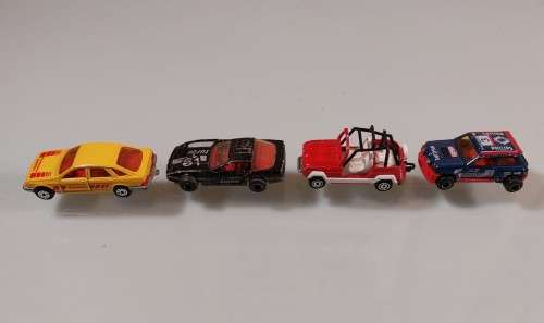FOUR RARE MAJORETTE (MATCHBOX OF FRANCE) DIE CAST CARS - ALL 1980 MODELS!
