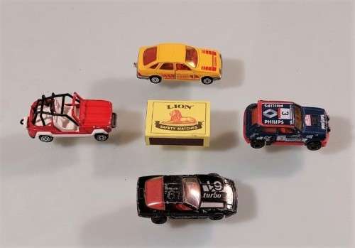 FOUR RARE MAJORETTE (MATCHBOX OF FRANCE) DIE CAST CARS - ALL 1980 MODELS!