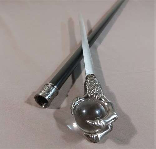 DRAGONS CLAW WALKING CANE DAGGER COMBO