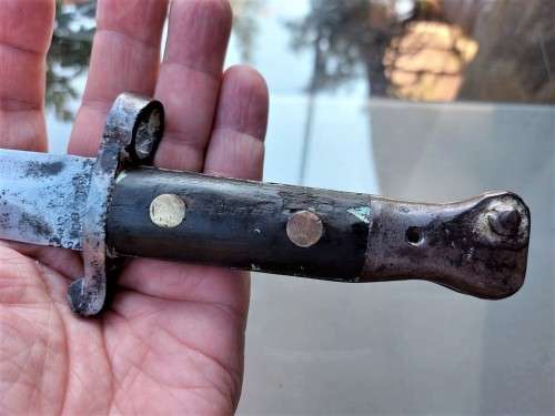 BOER WAR ERA BRITISH LEE METFORD BAYONET MODEL 1888 MKII MADE IN MARCH 1902 (STAMP 3 02 IS DATE)