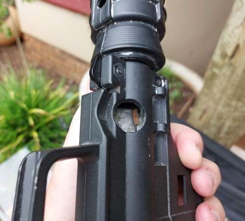 ORIGINAL TPN BRAVO ONE PAINTBALL GUN  TESTED AND WORKING  M16 VIETNAM STYLE RIFLE