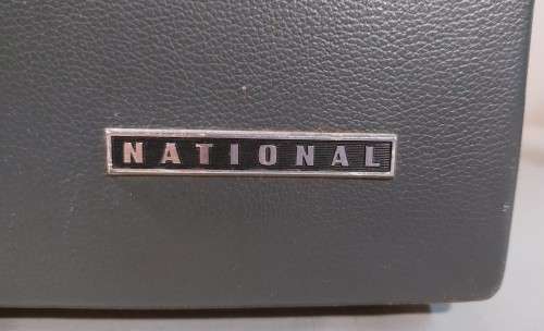 ICONIC 1968 NATIONAL JAPAN PORTABLE SUITCASE FM-AM RADIO RECORD PLAYER SG-760F  RADIO WORKING GREAT