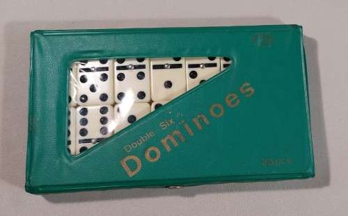 DOMINOES DOUBLE SIX TRAVEL BOX SET