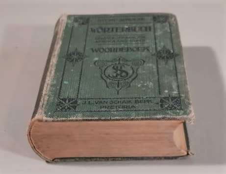 CLOTH BINDED HARD COVER WORTERBUCH DEUTSCH-AFRIKANISCH AFRIKAANS-DUITS WOORDEBOEK PUBLISHED IN 1930