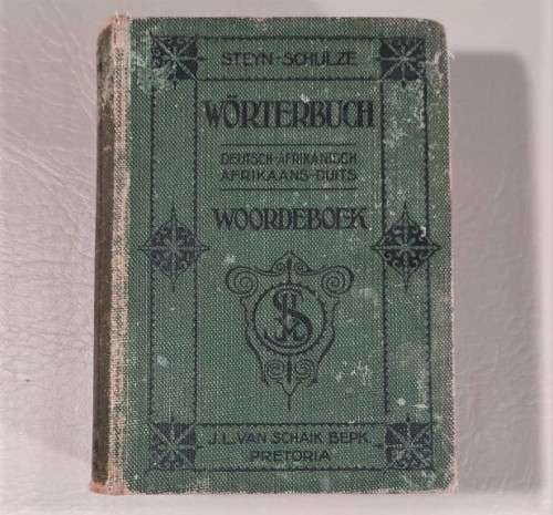 CLOTH BINDED HARD COVER WORTERBUCH DEUTSCH-AFRIKANISCH AFRIKAANS-DUITS WOORDEBOEK PUBLISHED IN 1930