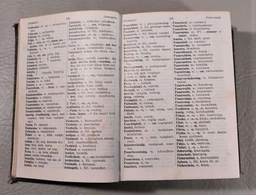 CLOTH BINDED HARD COVER WORTERBUCH DEUTSCH-AFRIKANISCH AFRIKAANS-DUITS WOORDEBOEK PUBLISHED IN 1930