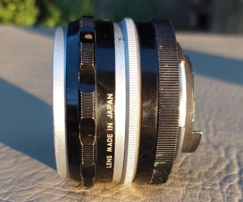 NIKON F 1963 SLR CAMERA (SERIAL 6524881) WITH NIKKOR-S AUTO 50MM LENS (SERIAL 574106) WORKING!