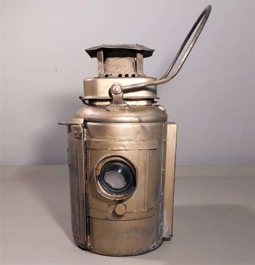 RAILWAY LAMP - VINTAGE ADLAKE CO LTD NON SWEATING LAMP - LONDON BRITISH MADE USED IN SOUTH AFRICA