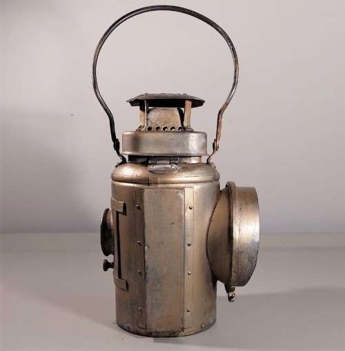 RAILWAY LAMP - VINTAGE ADLAKE CO LTD NON SWEATING LAMP - LONDON BRITISH MADE USED IN SOUTH AFRICA