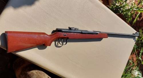 UNUSUAL AND RARELY SEEN TS-45 SIDELEVER AIR RIFLE - VINTAGE 1980s CHINESE 4.5MM CAL AIR RIFLE