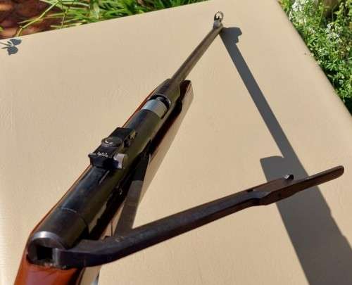 UNUSUAL AND RARELY SEEN TS-45 SIDELEVER AIR RIFLE - VINTAGE 1980s CHINESE 4.5MM CAL AIR RIFLE