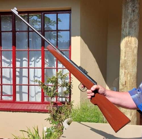 UNUSUAL AND RARELY SEEN TS-45 SIDELEVER AIR RIFLE - VINTAGE 1980s CHINESE 4.5MM CAL AIR RIFLE