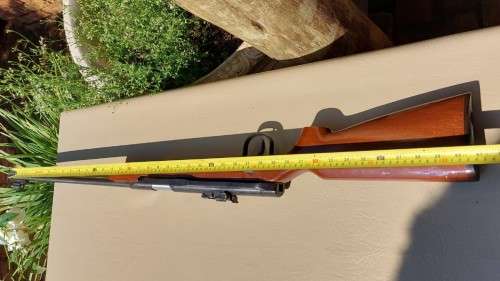 UNUSUAL AND RARELY SEEN TS-45 SIDELEVER AIR RIFLE - VINTAGE 1980s CHINESE 4.5MM CAL AIR RIFLE