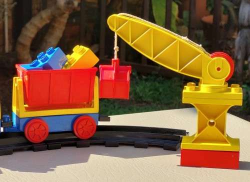 VINTAGE 1983 ORIGINAL LEGO DUPLO TRAIN SET 2700