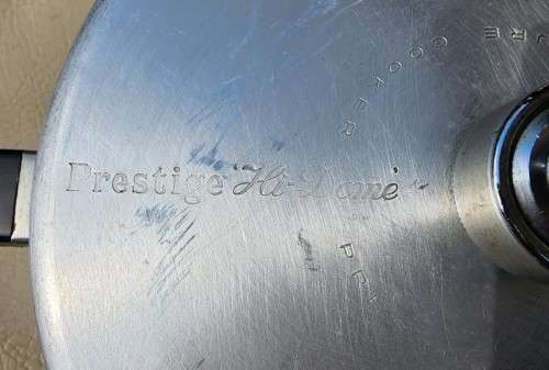 PRESTIGE HI DOME 1980S ALUMINIUM PRESSURE COOKER 7L