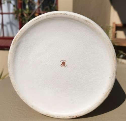 ORANJE POTTERIES VILJOENSKROON RSA CERAMIC BISCUIT JAR FROM MY SMALL KITCHEN WITH CORK LID LARGE (25