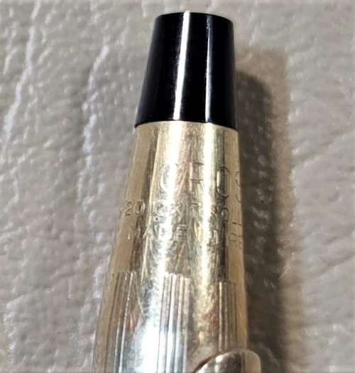 CROSS 1/20 (5%) 10KT ROLLED GOLD CLASSIC CENTURY BALLPOINT PEN - WORKING - THE USA PRESIDENTIAL PEN