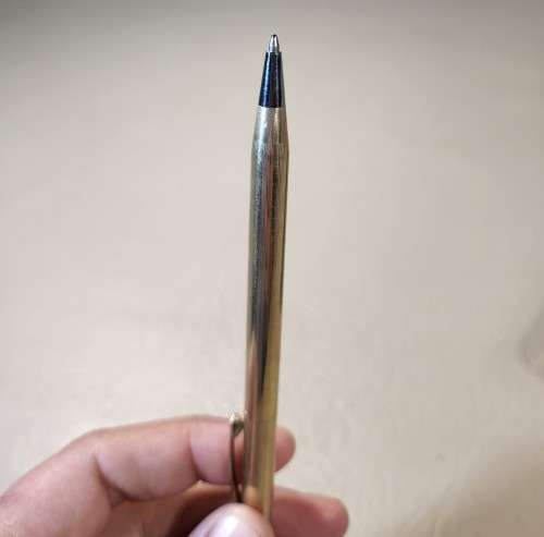 CROSS 1/20 (5%) 10KT ROLLED GOLD CLASSIC CENTURY BALLPOINT PEN - WORKING - THE USA PRESIDENTIAL PEN