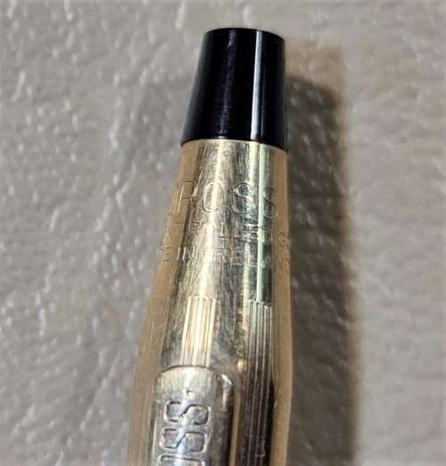 CROSS 1/20 (5%) 10KT ROLLED GOLD CLASSIC CENTURY BALLPOINT PEN - WORKING - THE USA PRESIDENTIAL PEN