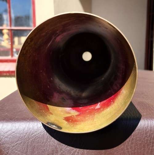 THE MIKE TYSON OF SHELLS  A 20 POUNDER 125MM DIAM/CAL 1969 SHELL CASING WITHOUT PRIMER