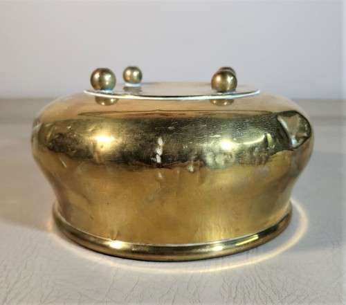 RARE ENGLISH HARRY J PRATT NESTOR TRADEMARKED BRASS BOWL OR PLANTER C(1901-1951)
