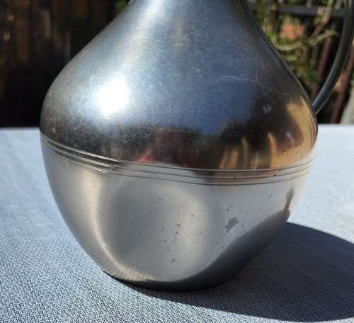 METAWA HOLLAND BELLY SHAPED PEWTER BUD VASE FROM THE 1960S