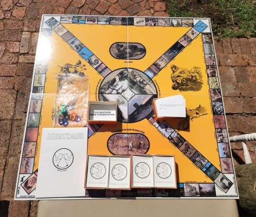 VINTAGE MONOPOLY AND COCA COLA SPONSORED HERITAGE BOARD GAMES BOTH FUNCTIONALLY COMPLETE