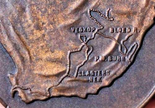 THE GREAT TREK CENTENARY (1838  1938) VOORTREKKERS BRONZE MEDALLION